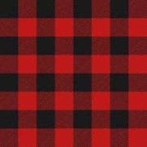 Lumberjack Flannel Red Black